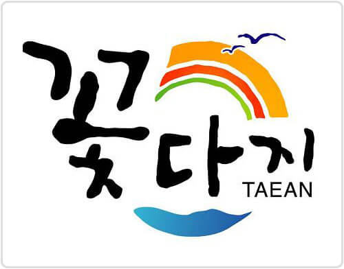 꽃다지 TAEAN 로고