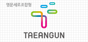태안군 시그니처 영문 세로조합형